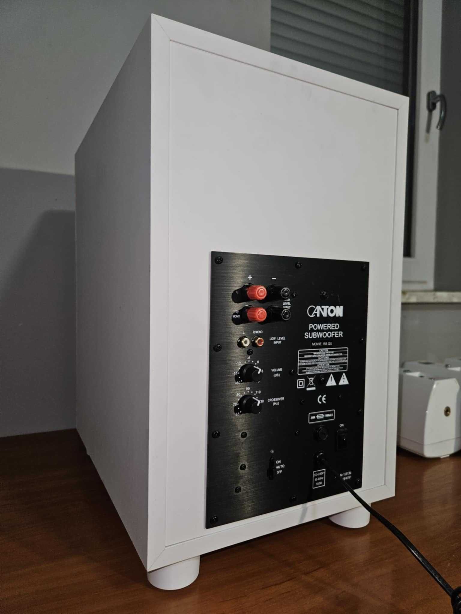 CANTON Zestaw 5 kolumn + subwoofer aktywny  do kina domowego