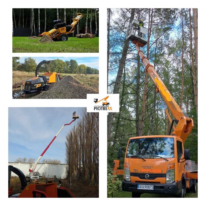 Przycinanie Drzew, Rębak , Frezowanie Pni , Pielęgnacja , Wycinanie