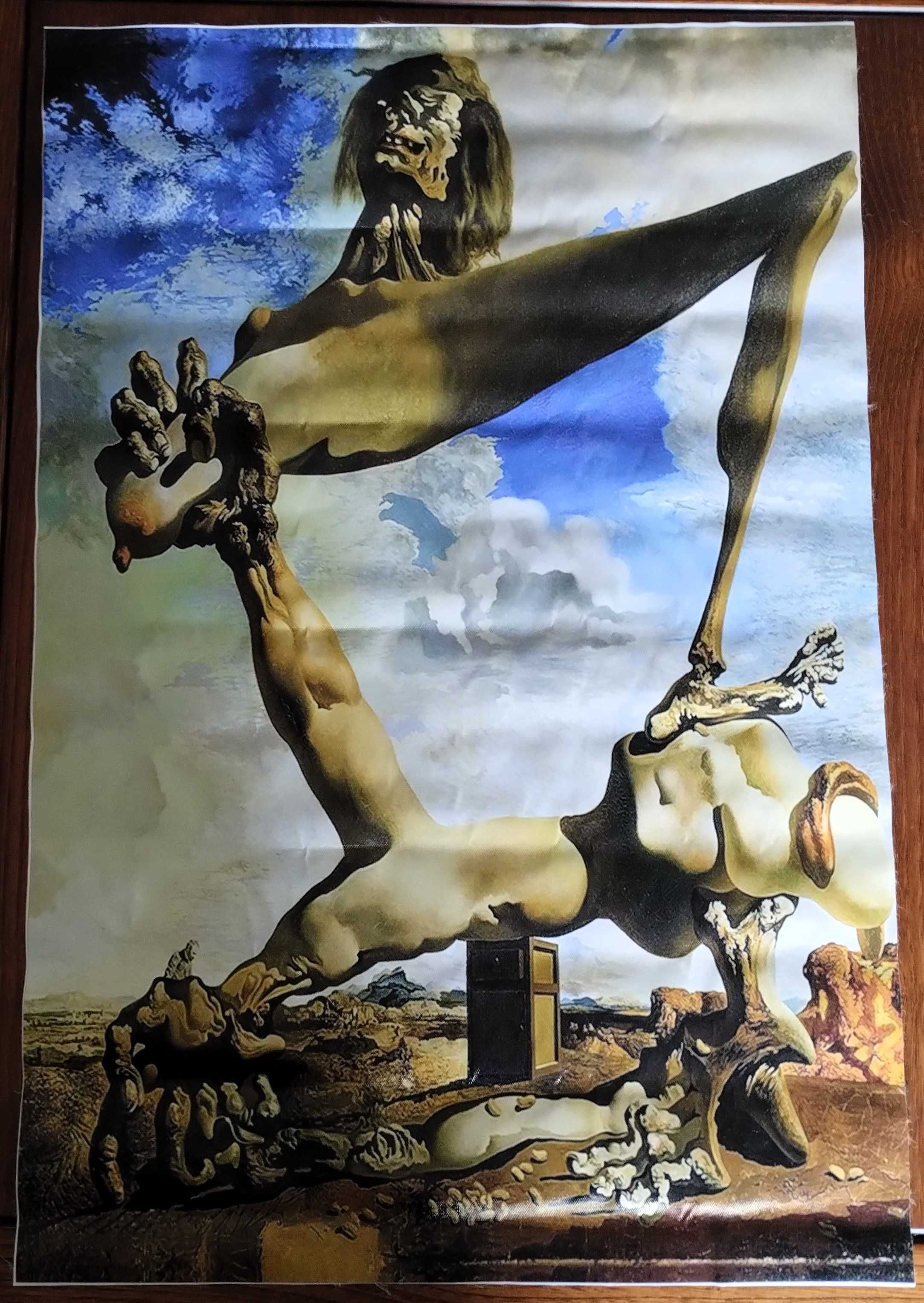 Tela Grande 60X40cm Salvador Dali-Premonição Guerra Civil, 1936