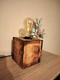 Lampki, lampy drewniane