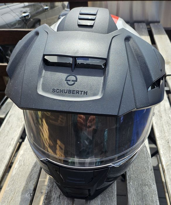 Capacete modular Schubert E2 Defender com intercomunicador Sc2