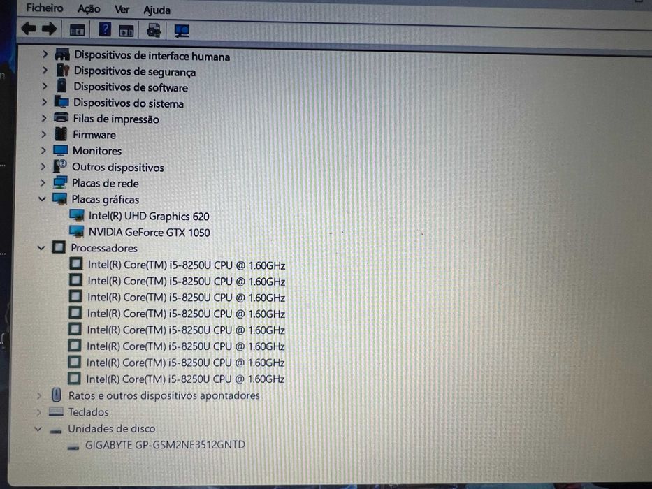 Portátil Asus X560U Core i5 8th, 16Gb Ram, disco SSD M.2, Windows 11