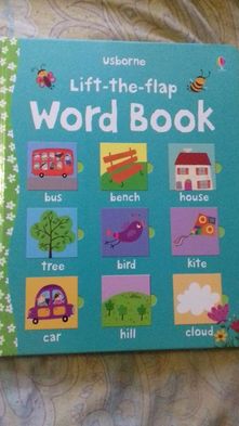 Английские детские Usborne lift -the-flap WORD BOOK