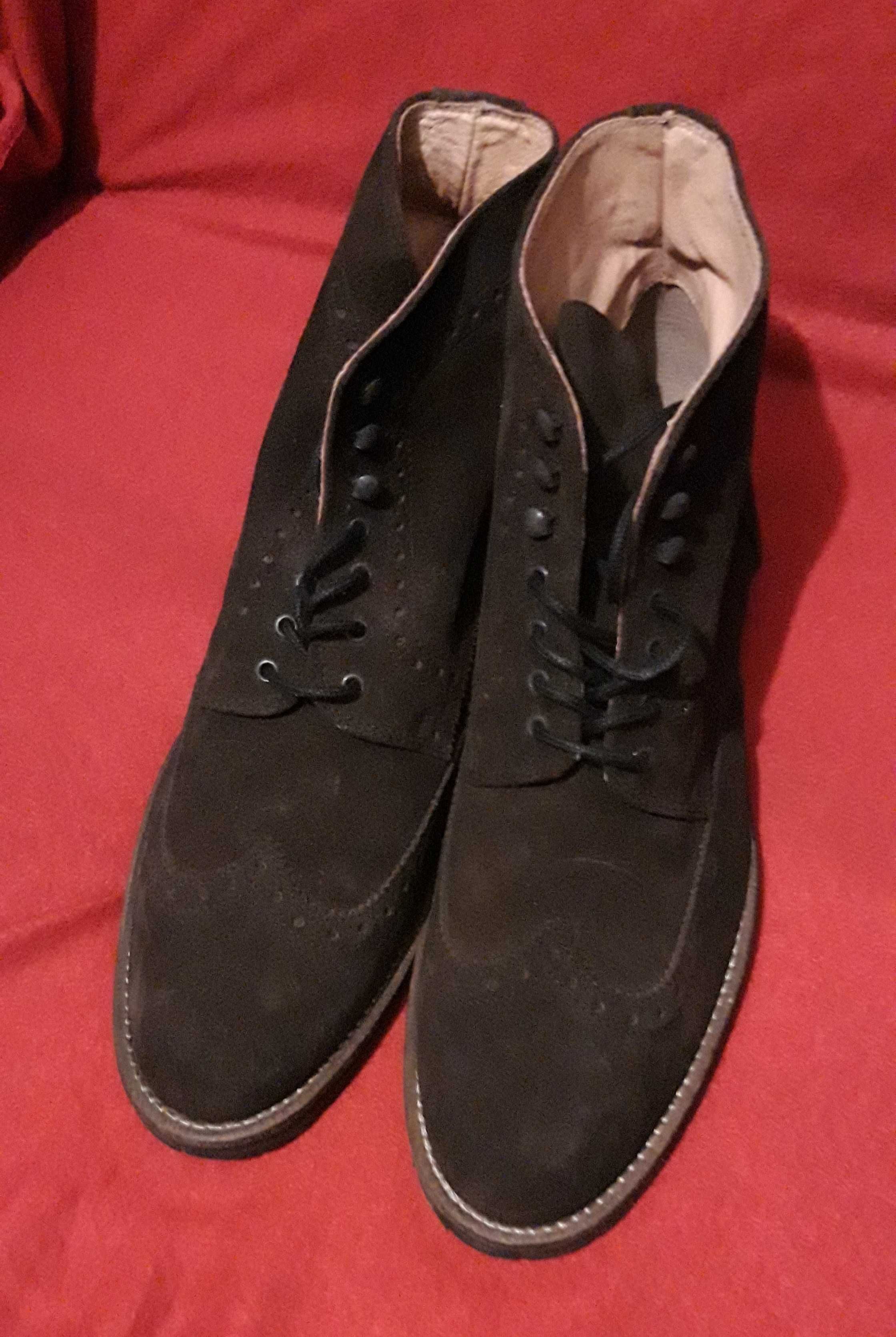 Botas homem camurça tam. 45 - NOVO