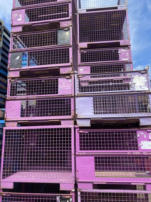 Gitterbox giterbox kosze siatkowe skrzynie metalowe