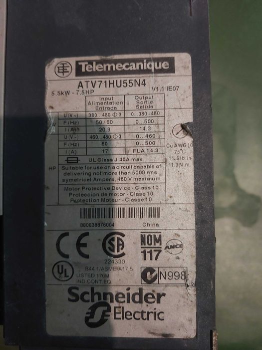 Преобразователь частоты,частотник Schneider