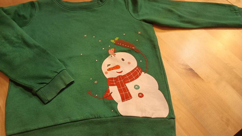 Bluza świąteczna Pocopiano 128cm