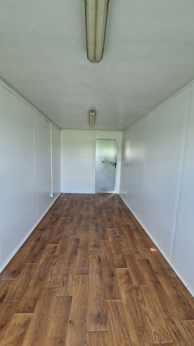Kontener Biurowy - Socjalny - Na Dom z dachem spawanym-wym.6x2,44m.