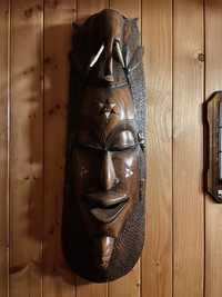 Rzeźba maska afrykańska Kenia 68 cm