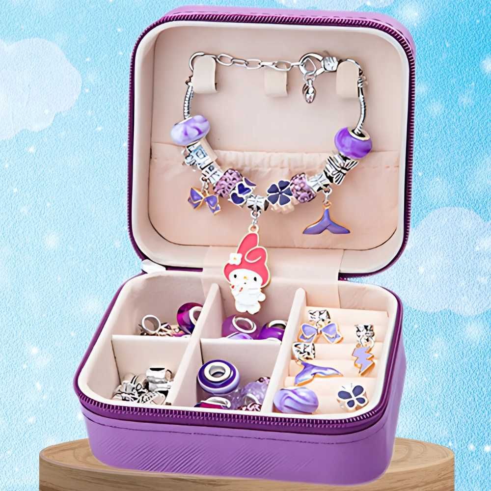 ZESTAW KUROMI do robienia bransoletek naszyjników Charms