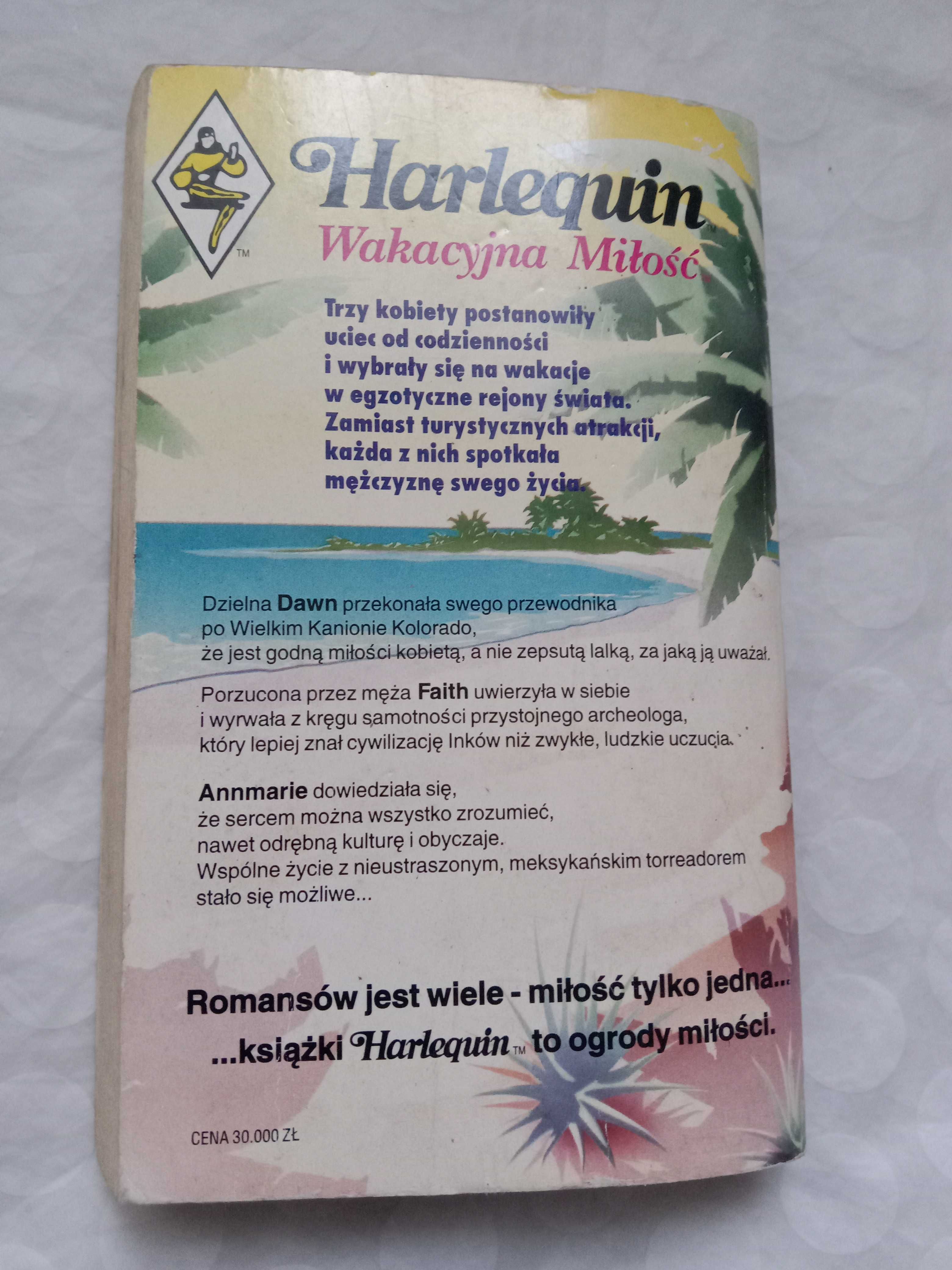 WAKACYJNA MIŁOŚĆ Harlequin Summer Sizzlers '92