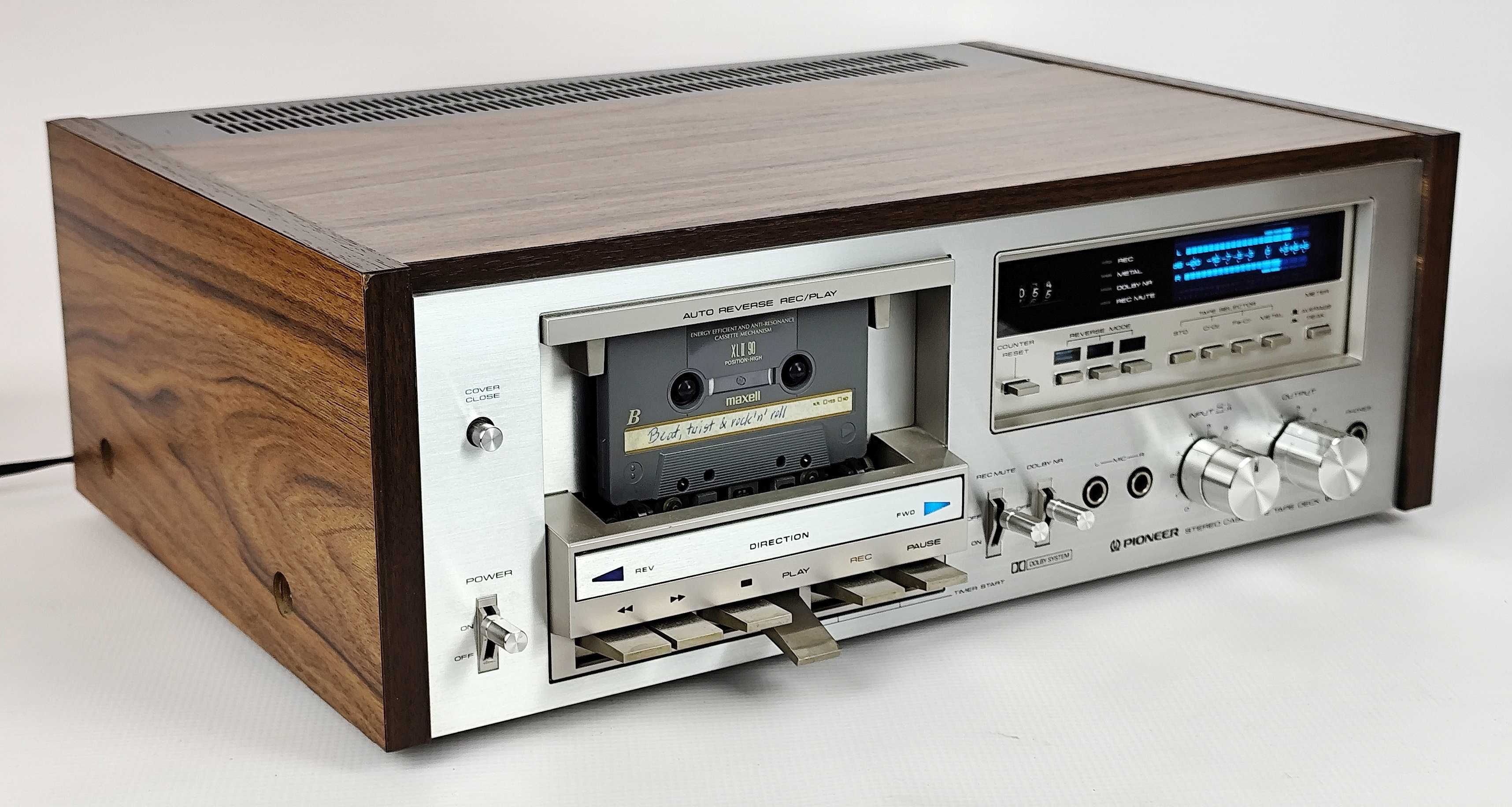 Pioneer CT-F750 blue line super magnetofon STAN KOLEKCJONERSKI