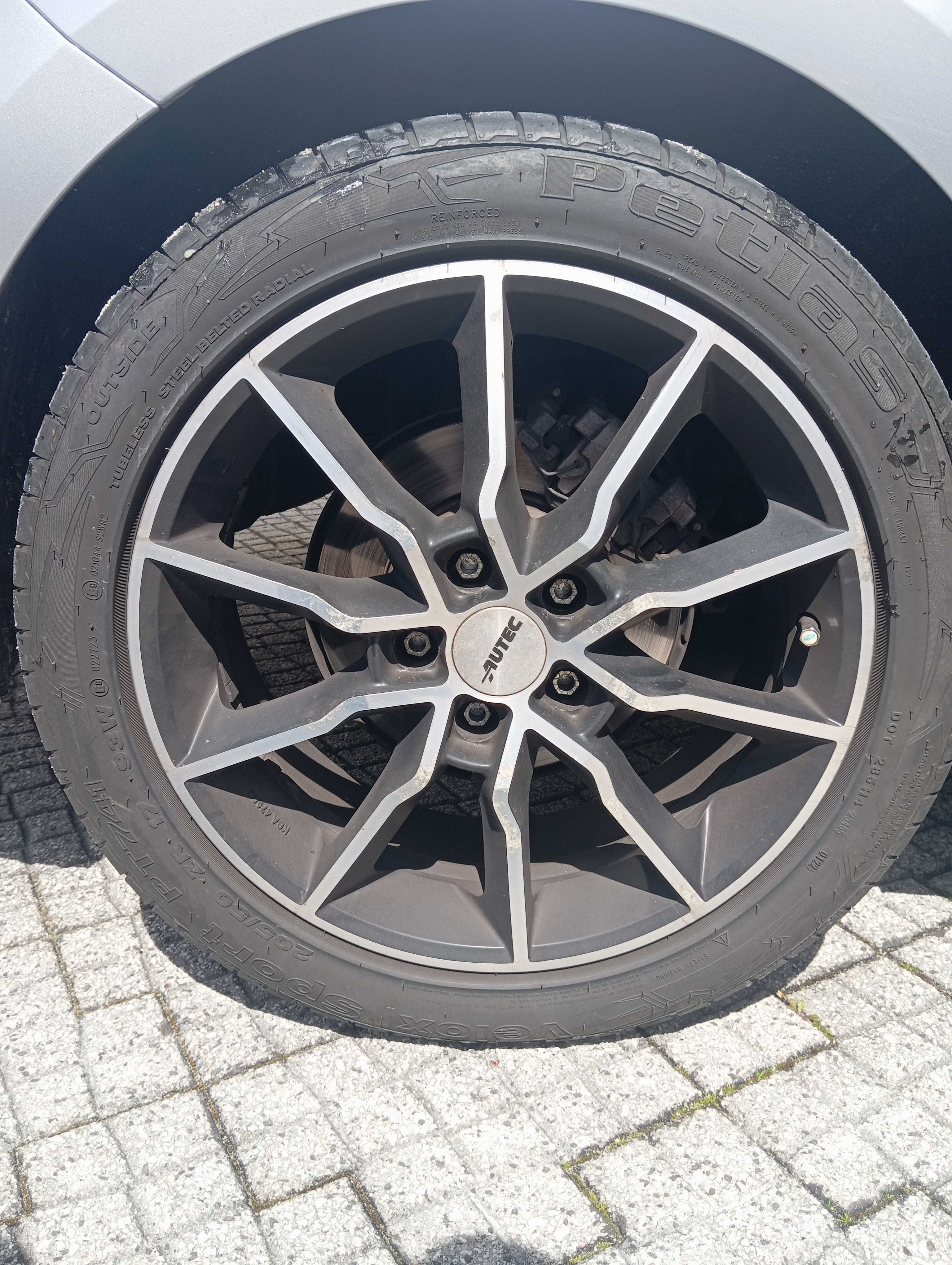 4 jantes 17" 5x108 7J ET45