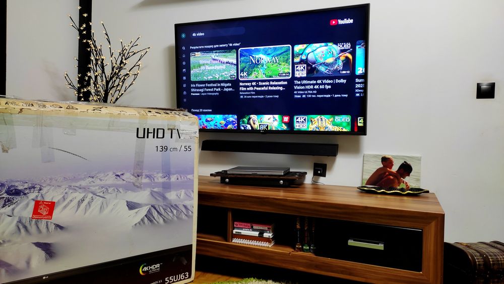 Терміново 55" , 4K, SMART TV, YouTube, Bluetooth