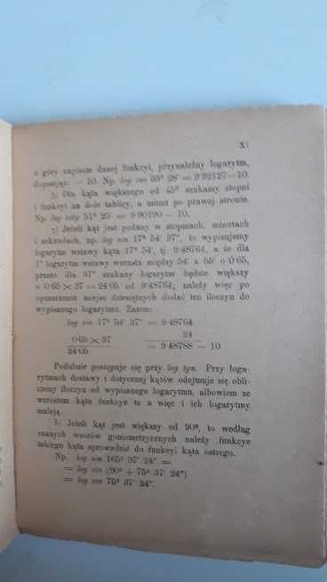 Tablice pięciocyfrowe logarytmów liczbowych i funkcji trygonom. 1900