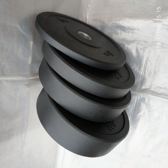 Диск 20 кг для олимпийской штанги (бамперные блины для кроссфита)