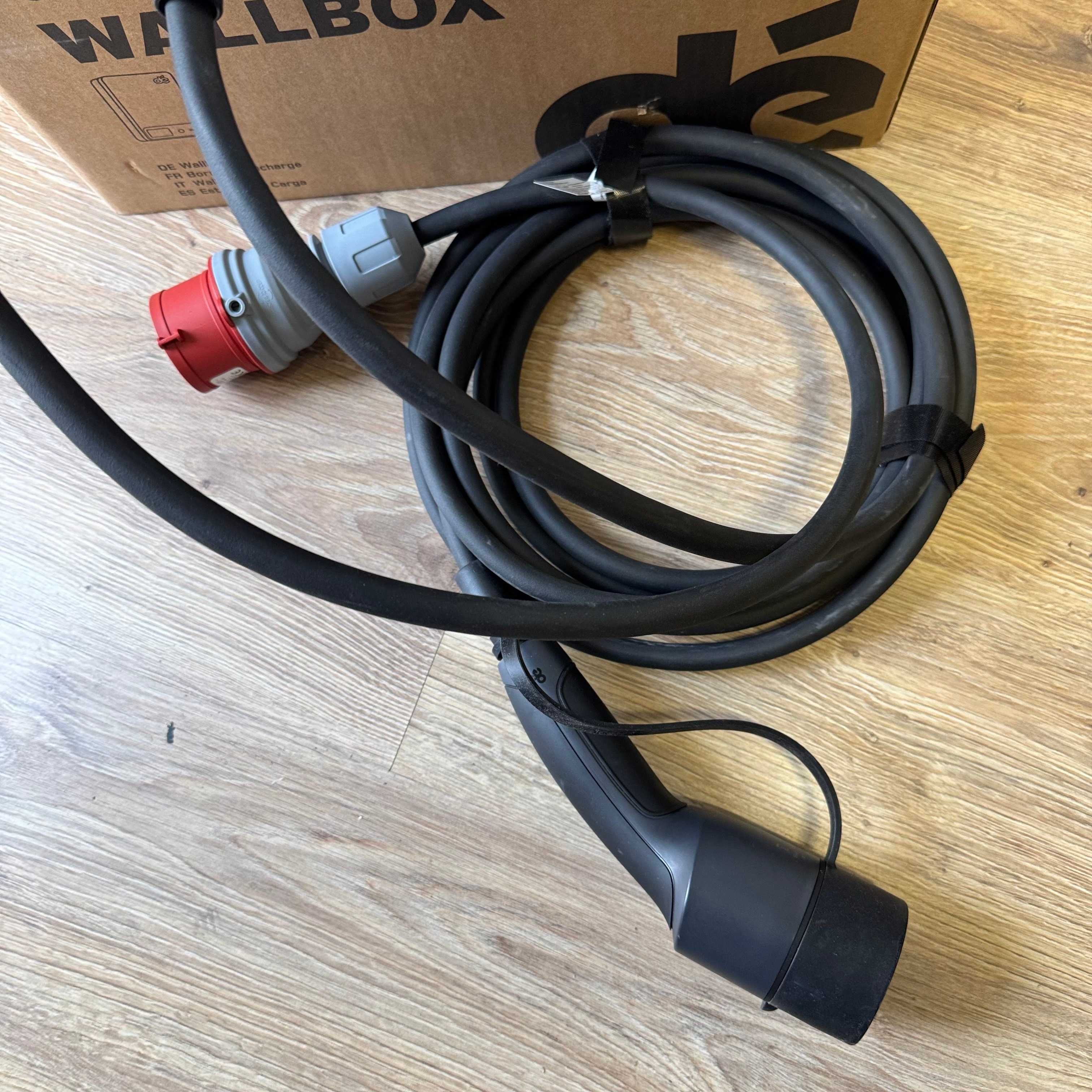 dé Wallbox typ 2 11 kW z aplikacją i RFID, 6-16 A, 3-fazowa EV 400V 5m