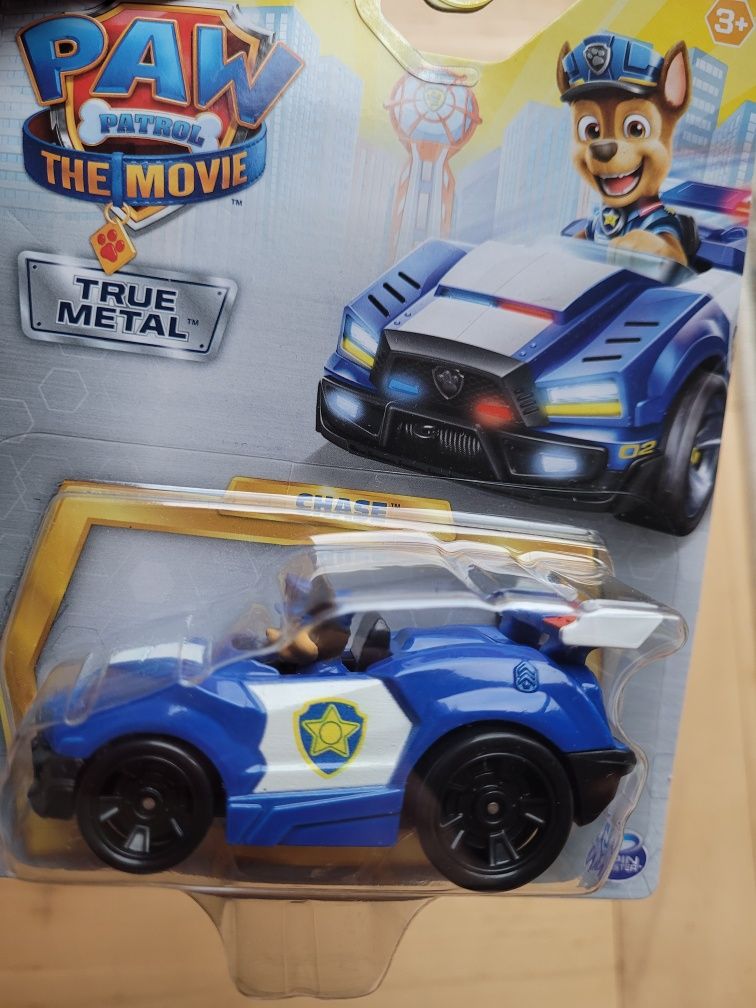 NOWY samochodzik Psi Patrol autko Chase niebieskie auto pojazd