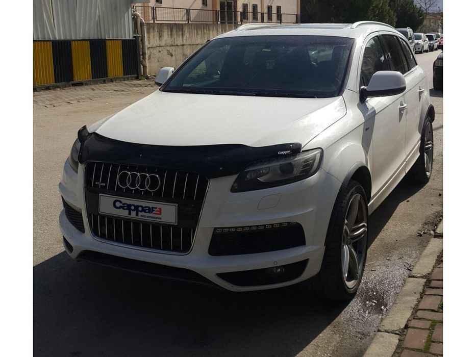 Audi Q7 Дефлектор капота (мухобойка) EuroCap
