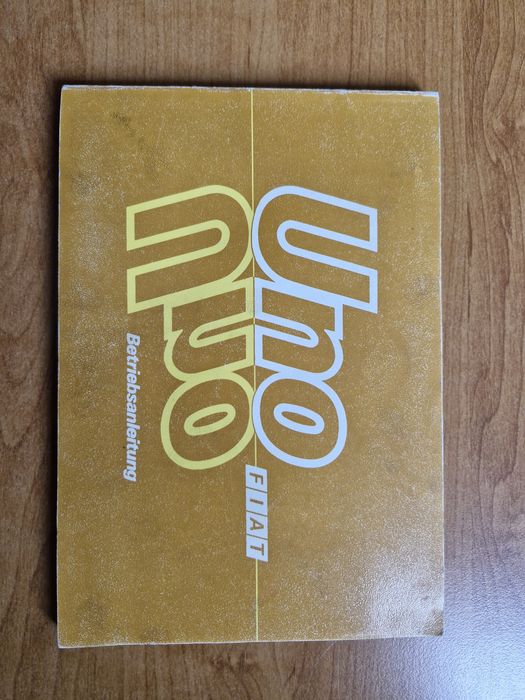 Książka instrukcja Fiat Uno