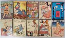 Lote 10 Livros porno eróticos José Vilhena