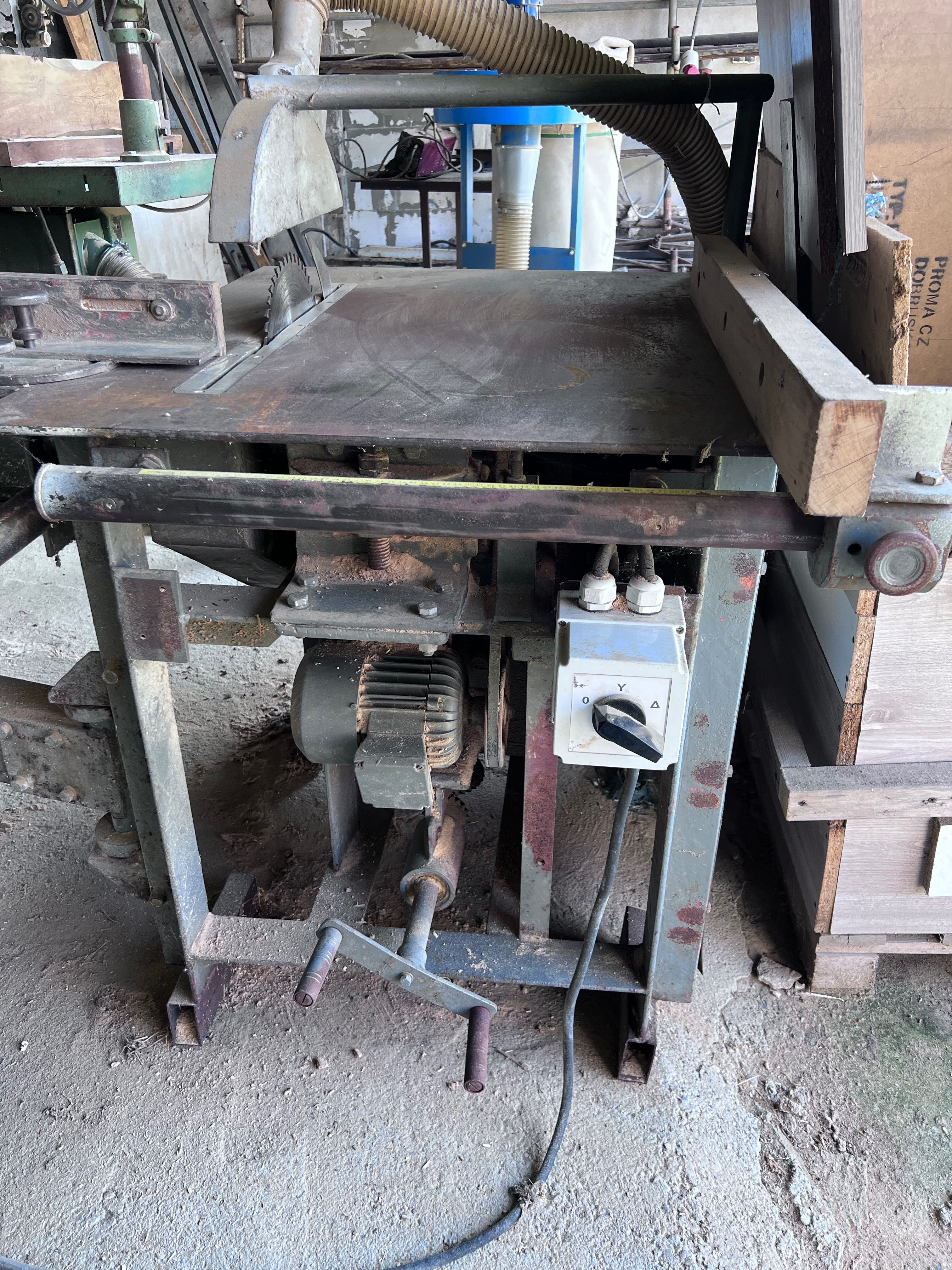Piła tarczowa 7,5 kw z wózkiem