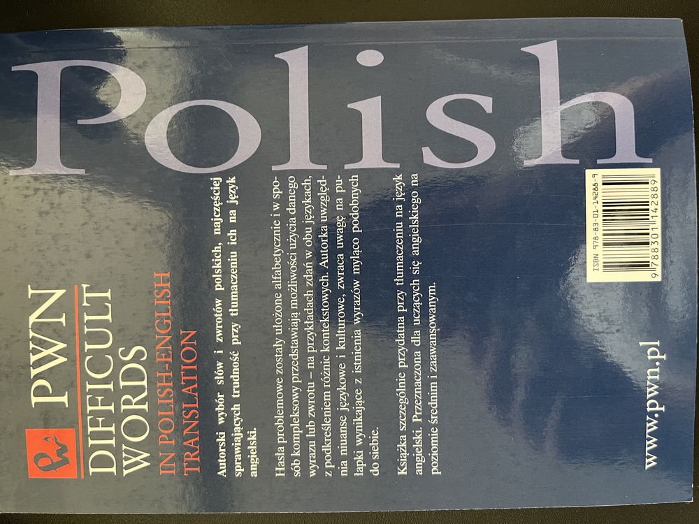 Difficult words in polish-english translation