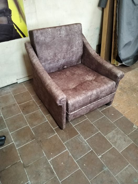 После перетяжки кресло кровать