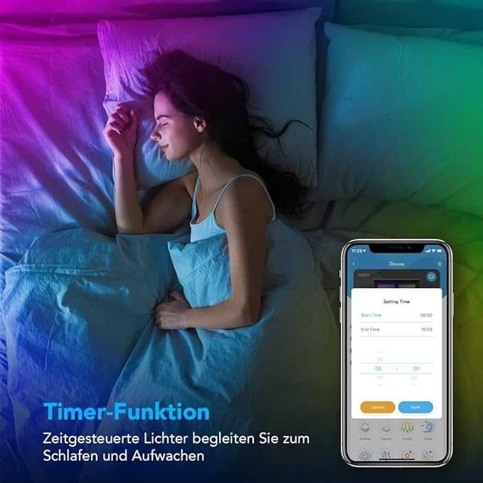 Govee Taśma LED Wi-Fi, Bluetooth, RGB 2x5m H6110