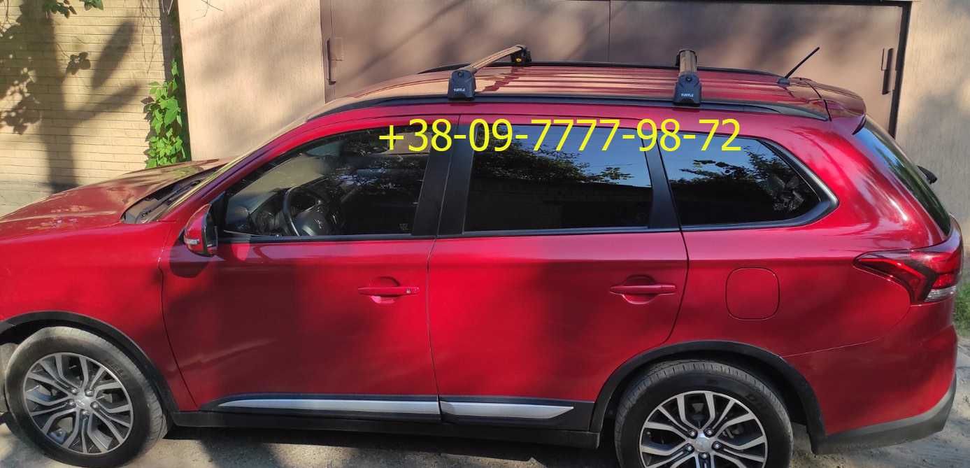 Рейлинги рейлінги Mitsubishi Outlander 2013-2021 багажник на крышу