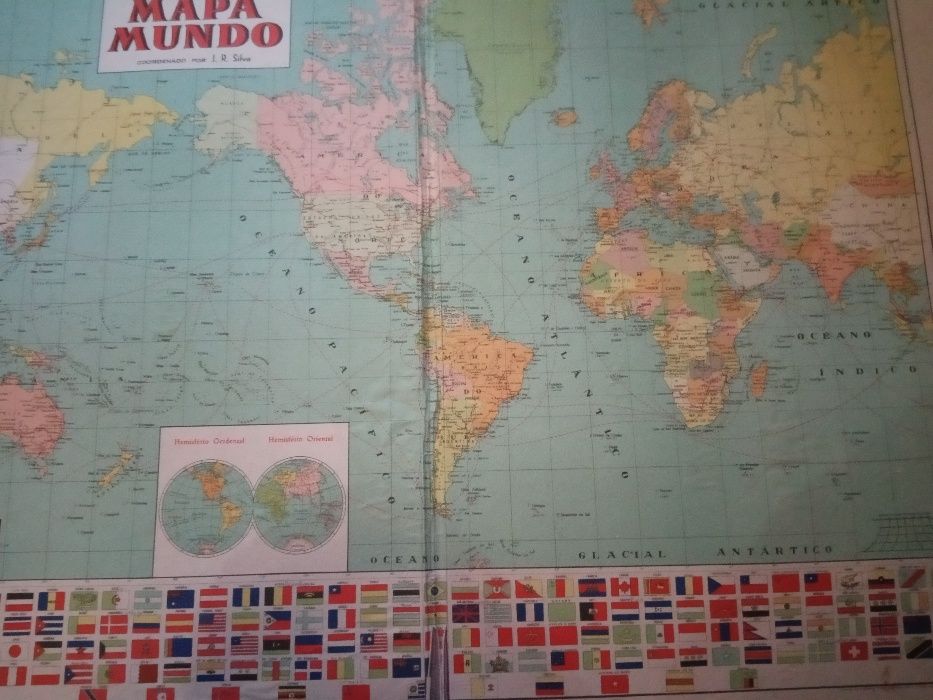 Mapa mundo, antigo