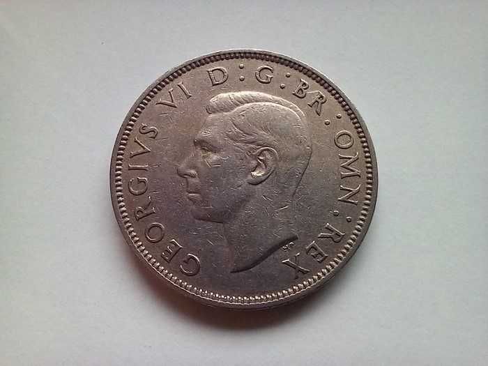 Moneta Two Shillings 1950 r