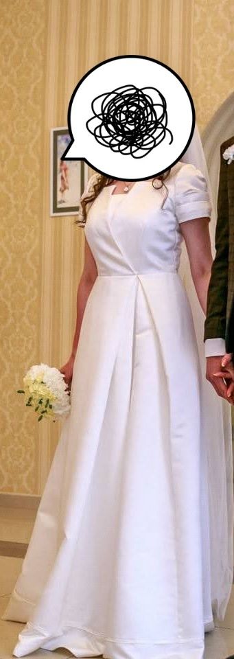Свадебное платье размер 44