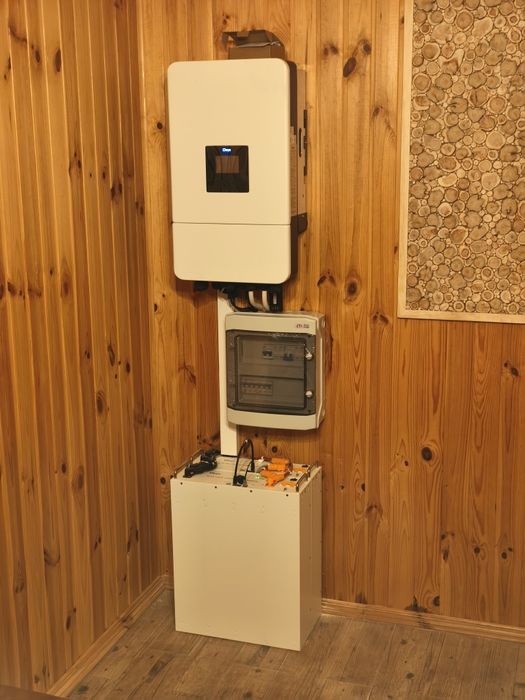 Монтаж інверторів, АКБ, СЕС