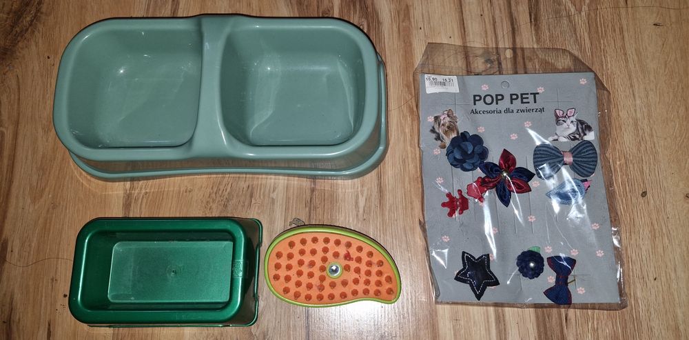 Zestaw nowych rzeczy dla kota