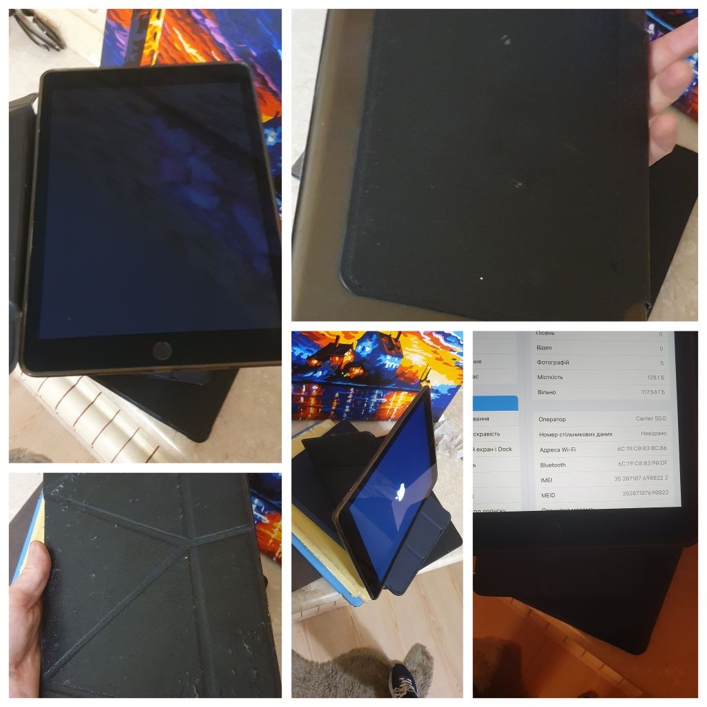Лот Ipad 5,6,7 gen air 2 mini 4 128gb