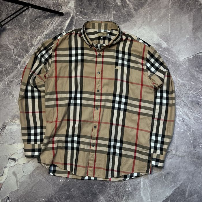 Burberry old money shirt рубашка барбери в клетку