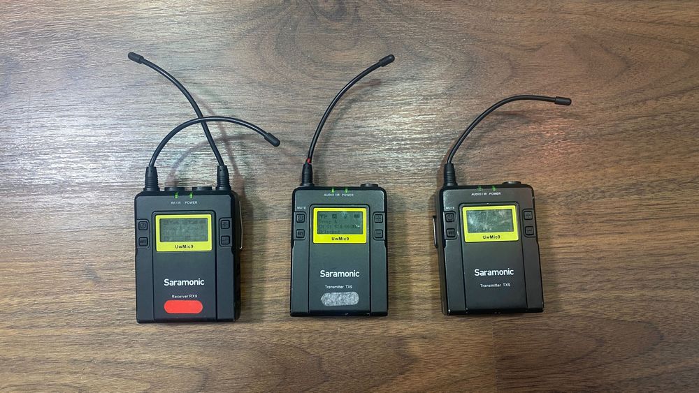 Emissores audio Saramonic uwmic9