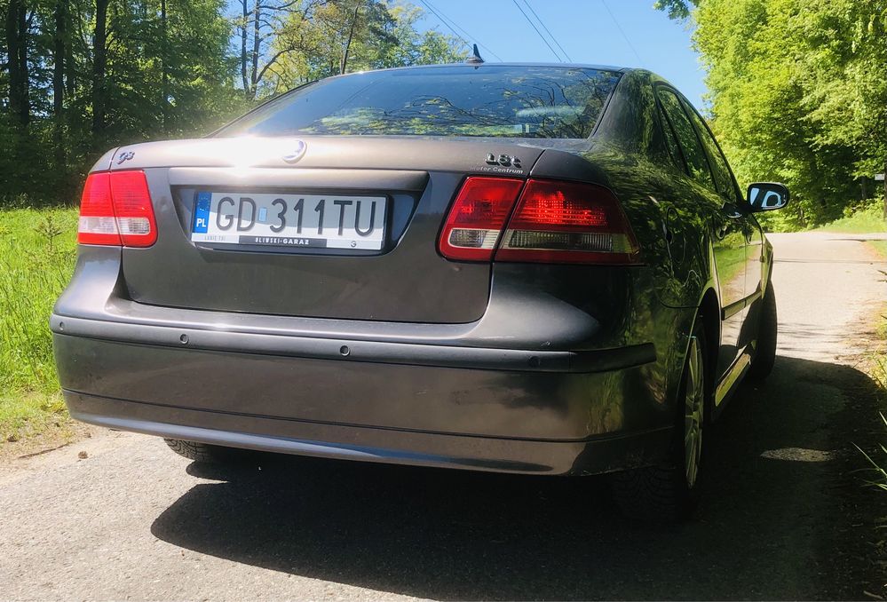 Saab 9-3, 1.8 Turbo, Salon Polska, Drugi Właściciel, Bezwypadkowy