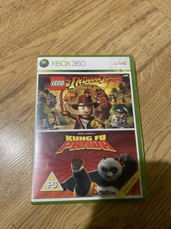 Gra xbox 360 dla dzieci lego Indiana Jones i panda kung fu
