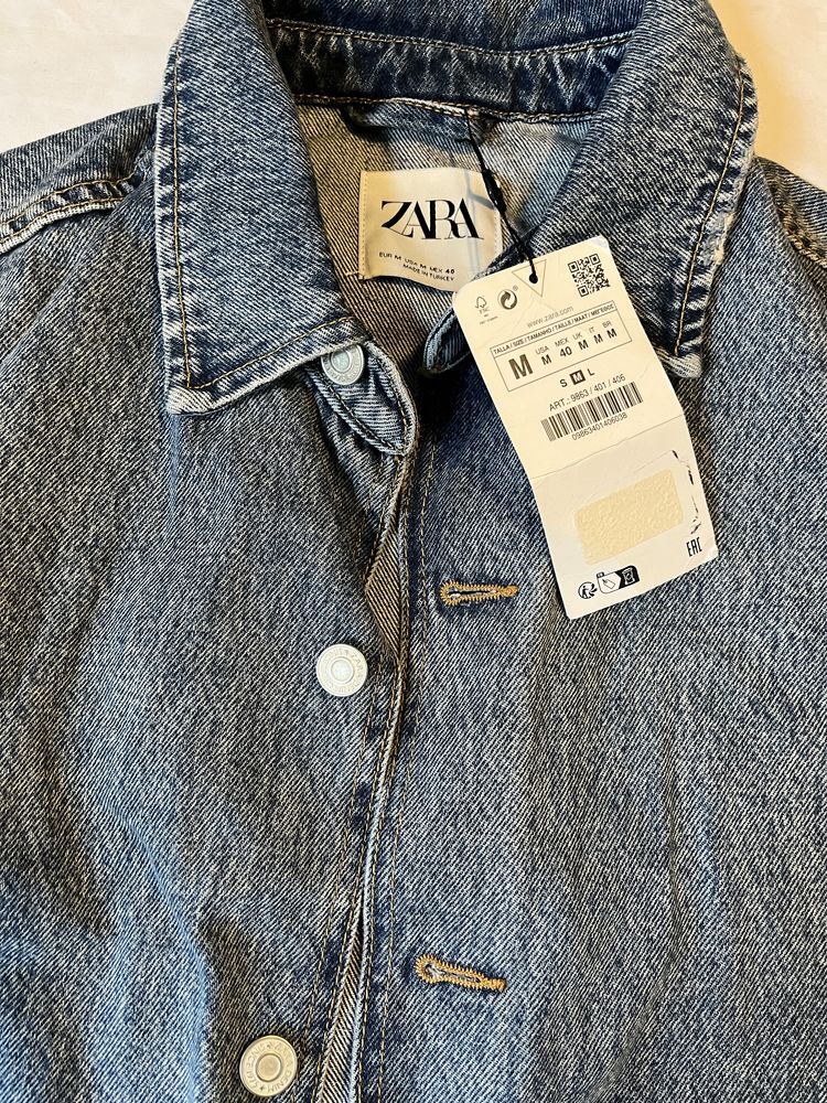 Nowa kurtka jeansowa katana Zara M