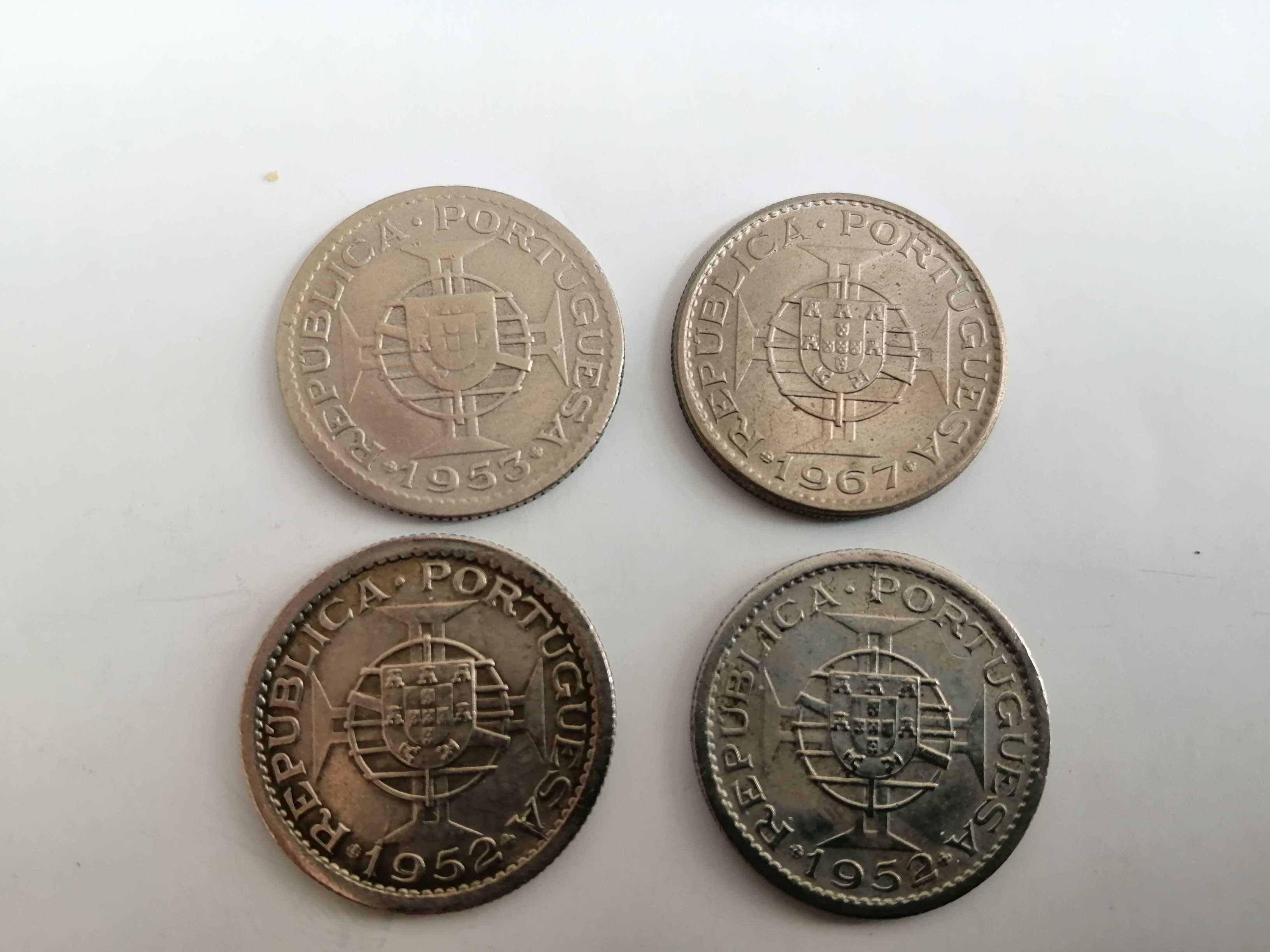 Moedas de Cabo Verde. Guiné e Macau.