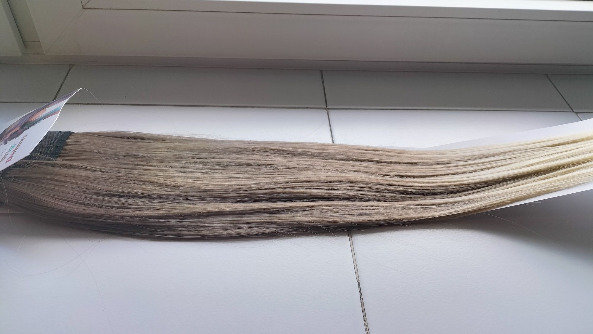Sztuczne włosy 60 cm ombre clip in treska pasmo