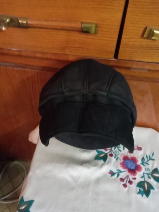 Кепка Замшевая Меховая-Демисезонная 53см