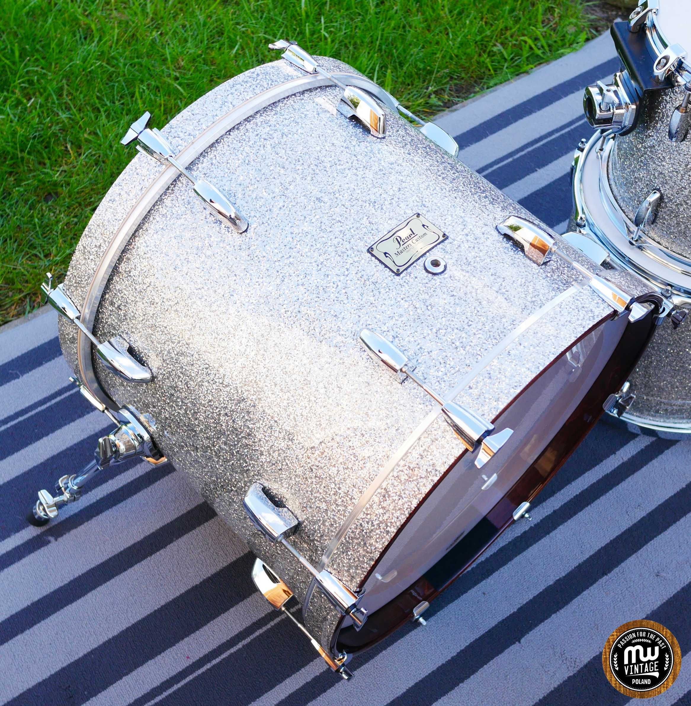 Perkusja Pearl Masters Custom MMX 20”, 12", 14" Silver Sparkle ‼️