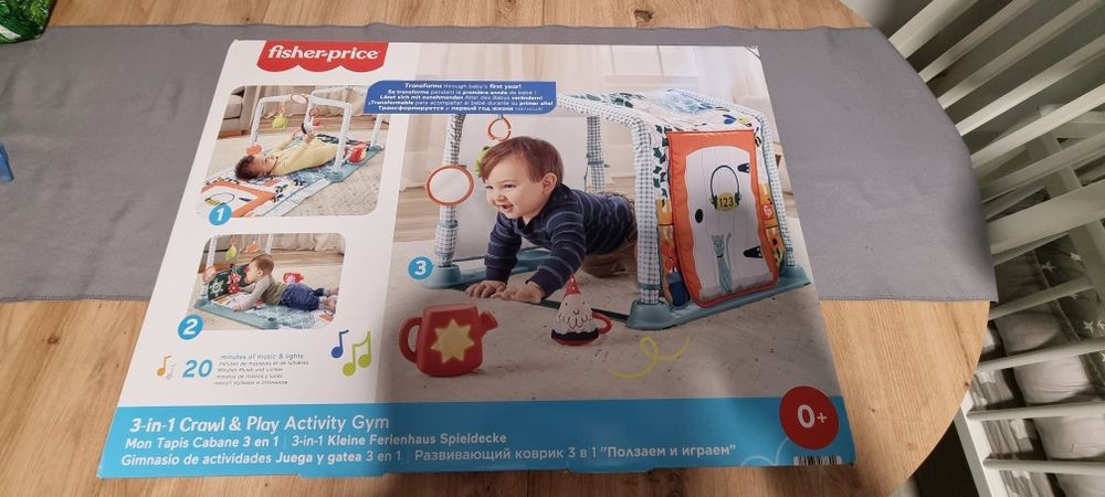 Nowa Mata edukacyjna 3 w 1  fischer-price