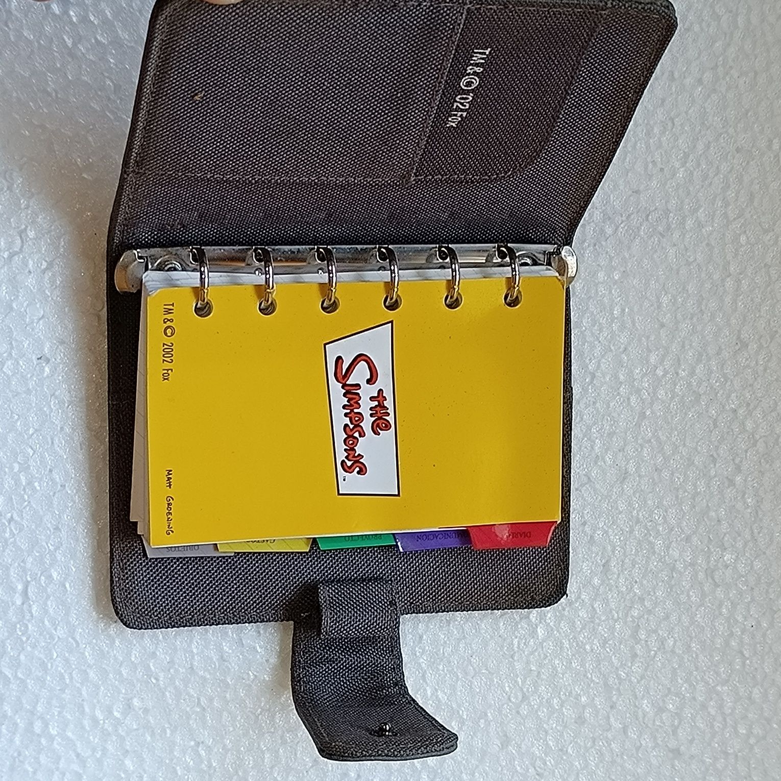 Agenda Vintage The Simpsons 2002 Fox Bart Matt Groening Bordados