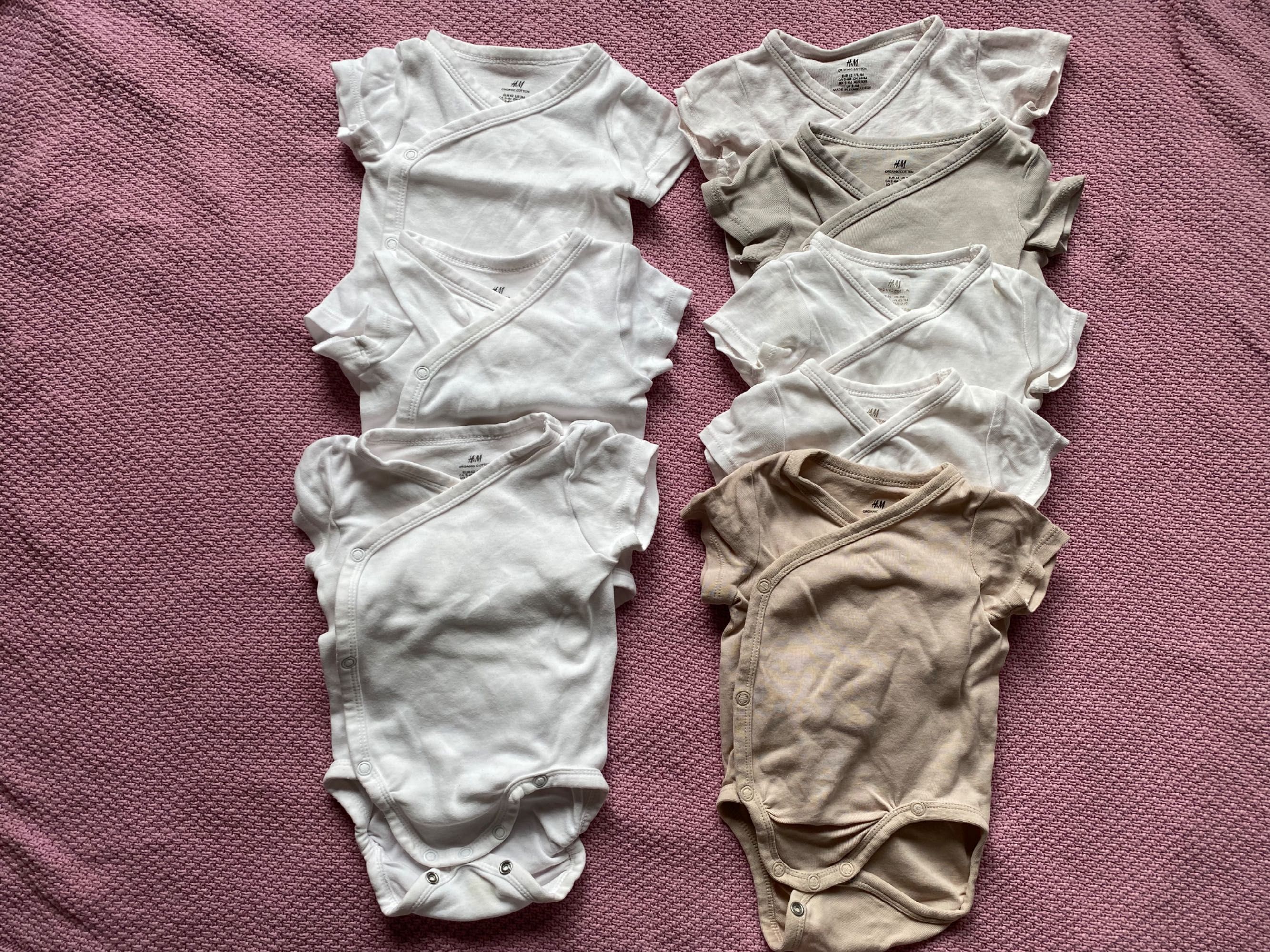 paczka ubrań dla niemowlaka, rozmiar 62, 37 szt