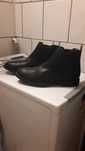 buty meskie kowbojki czarne 45 nowe ! wkładka 29,5cm skóra naturalna