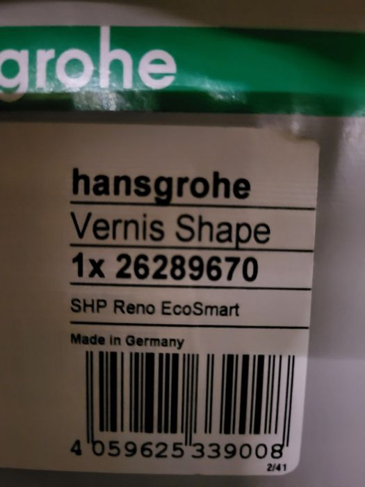 Hansgrohe Vernis Shape komplet prysznicowy 230 1jet Reno EcoSmart